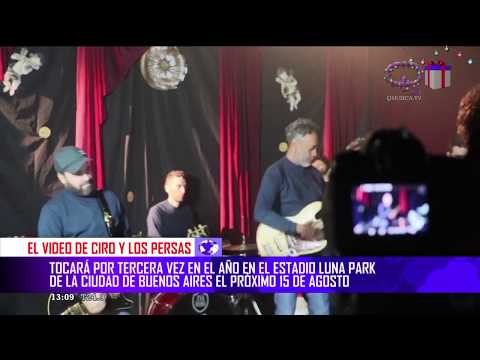 As se grab el video de Ciro y Los persas