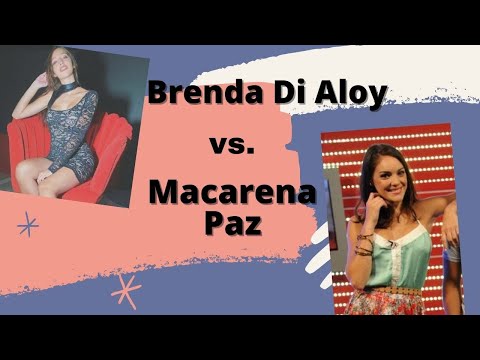 Duelo picante de conductoras Brenda Di Aloy vs Macarena Paz Quiero Música